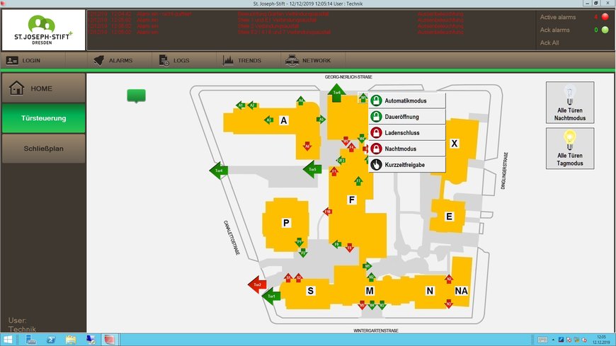드레스덴에 위치한 성요셉 재단병원, 네트워크 기반 솔루션을 이용해 안전한 빌딩 관리 시스템 구현